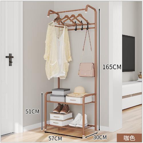 Giá Treo Quần Áo Chữ L Nâu