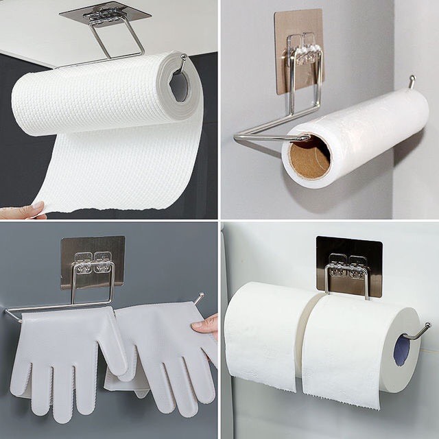 Giá treo cuộn giấy vệ sinh dán tường