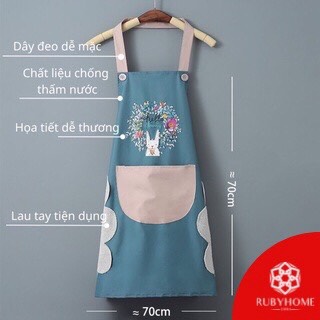 Tạp Dề Thỏ Xanh
