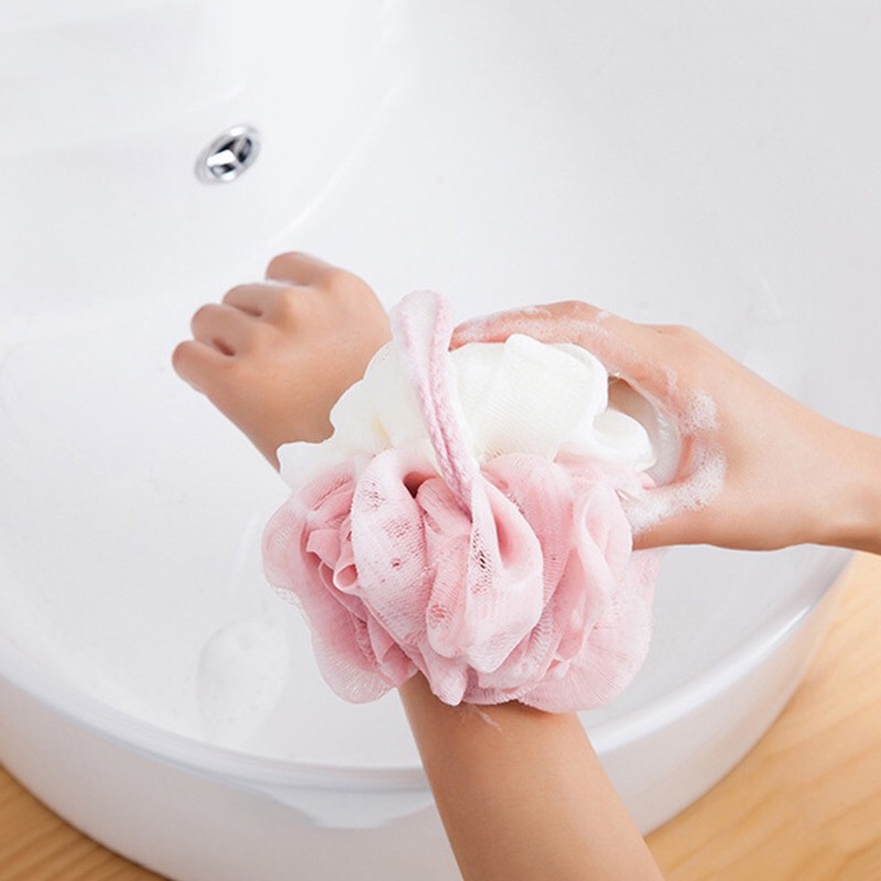 Bông Tắm Tròn Tạo Bọt 2 màu