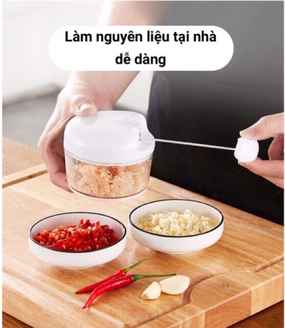 Máy xay tỏi ớt cầm tay