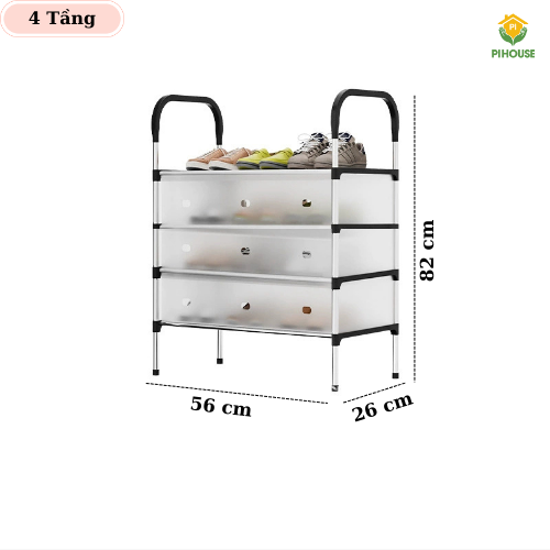 Kệ Giày Mới 4T Có Nắp