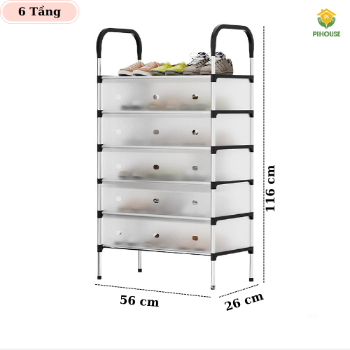 Kệ Giày Mới 6T Có Nắp