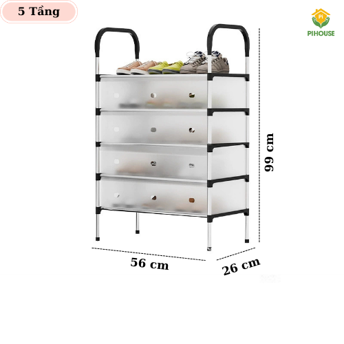 Kệ Giày Mới 5T Có Nắp