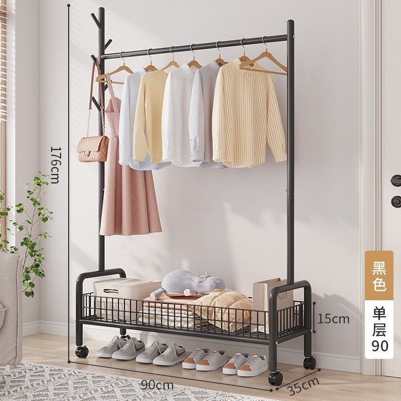 Sào Treo Quần Áo U1L90cm Có bánh đen
