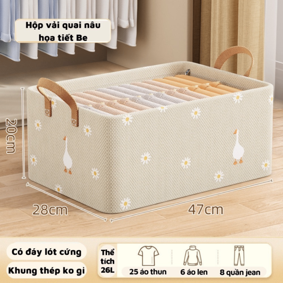 Hộp Vải-Be Hoa Cúc