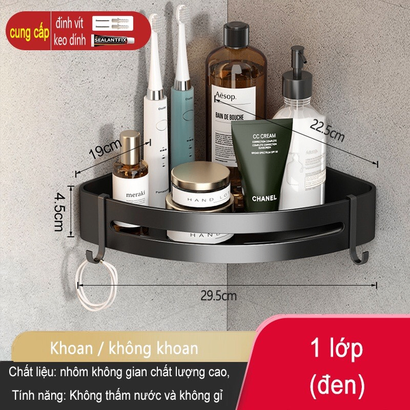 Kệ Tam Giác Đen 4.5cm