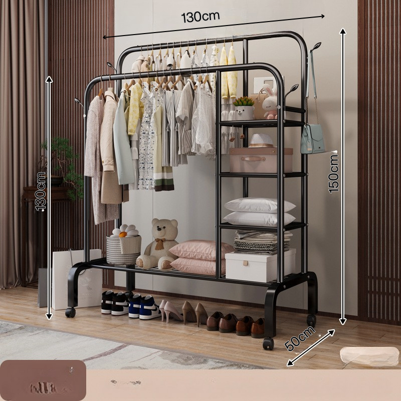 Giá Treo Quần Áo Chữ U 1T4N Đen