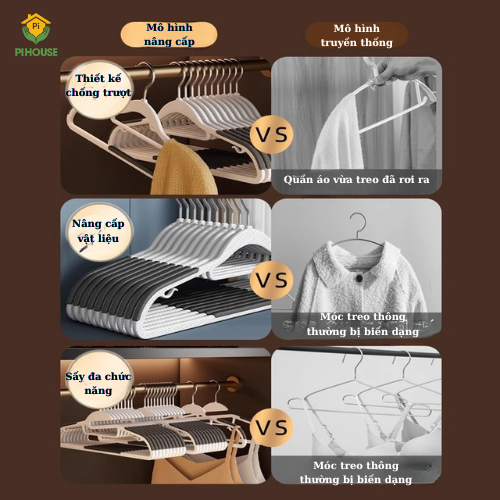 Móc nhựa chống trượt