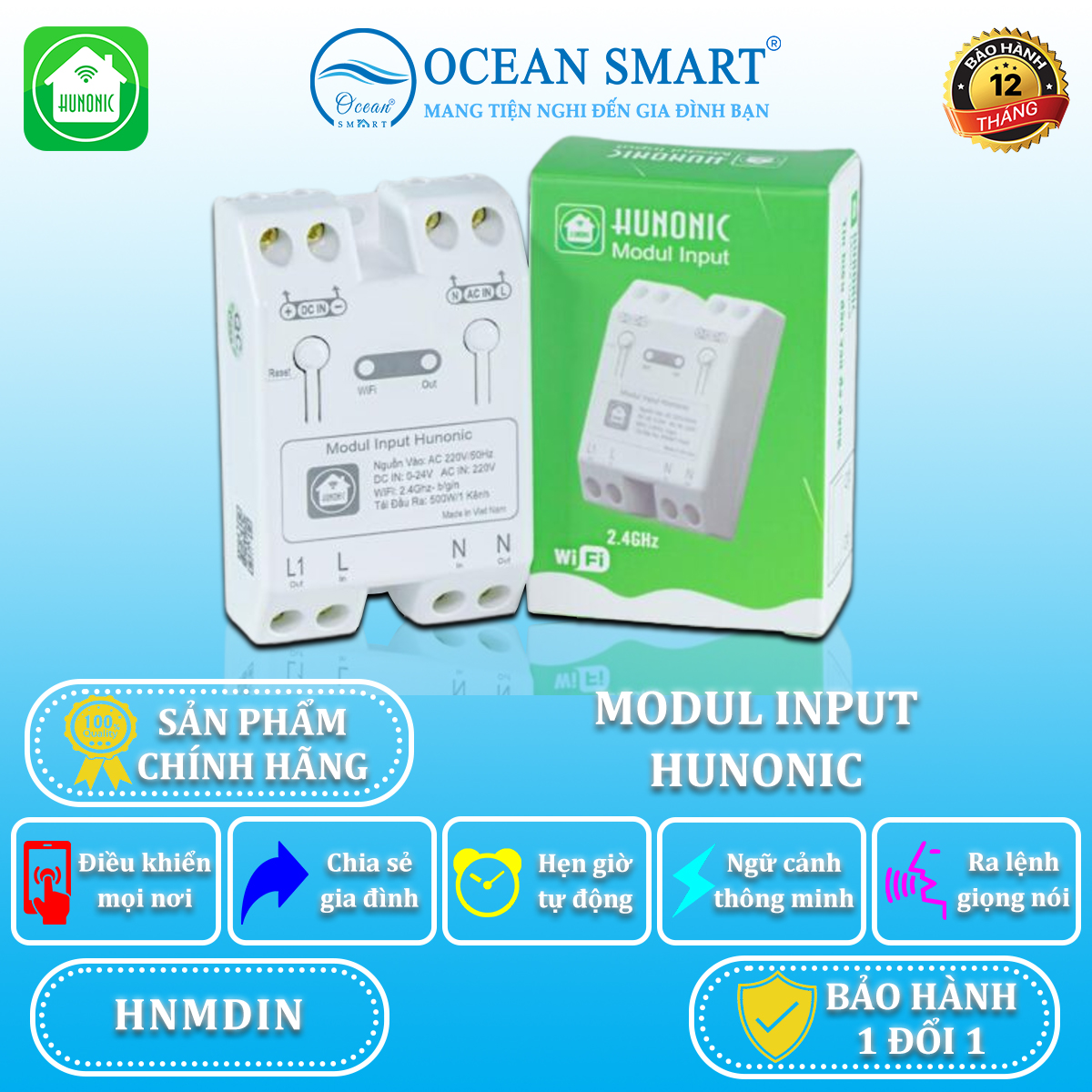 Modul Cảm Biến Input Hunonic - HNMDIN