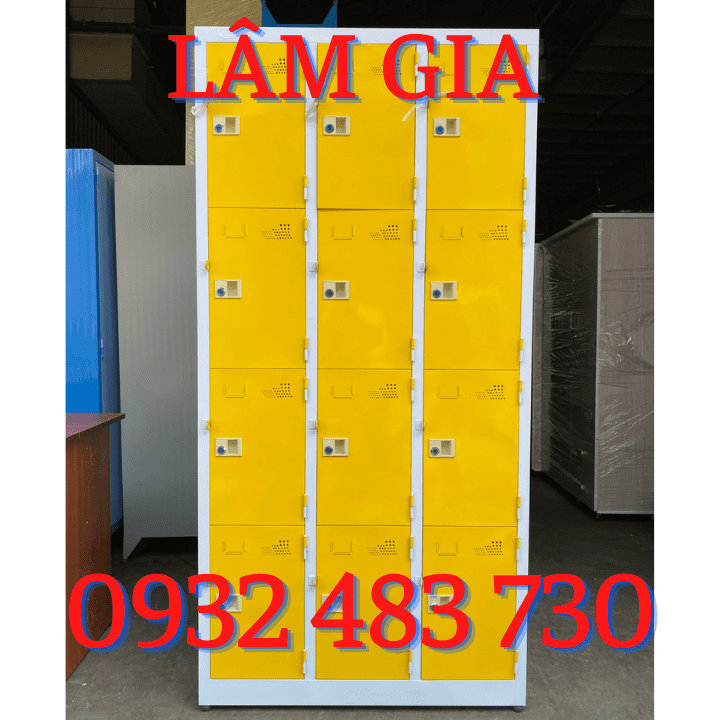 Tủ locker hồ sơ sắt sơn tĩnh điện LG-112-3L