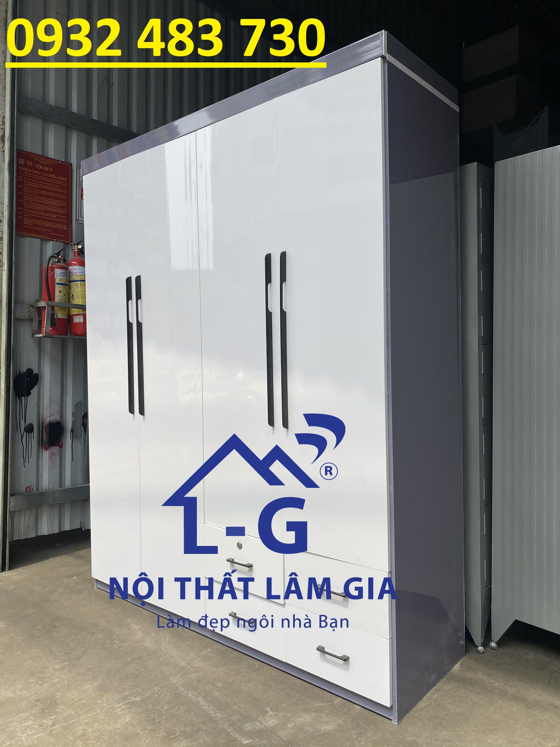 Tủ nhựa quần áo Vincoplast chính hãng Rộng - 1m60x2mx50