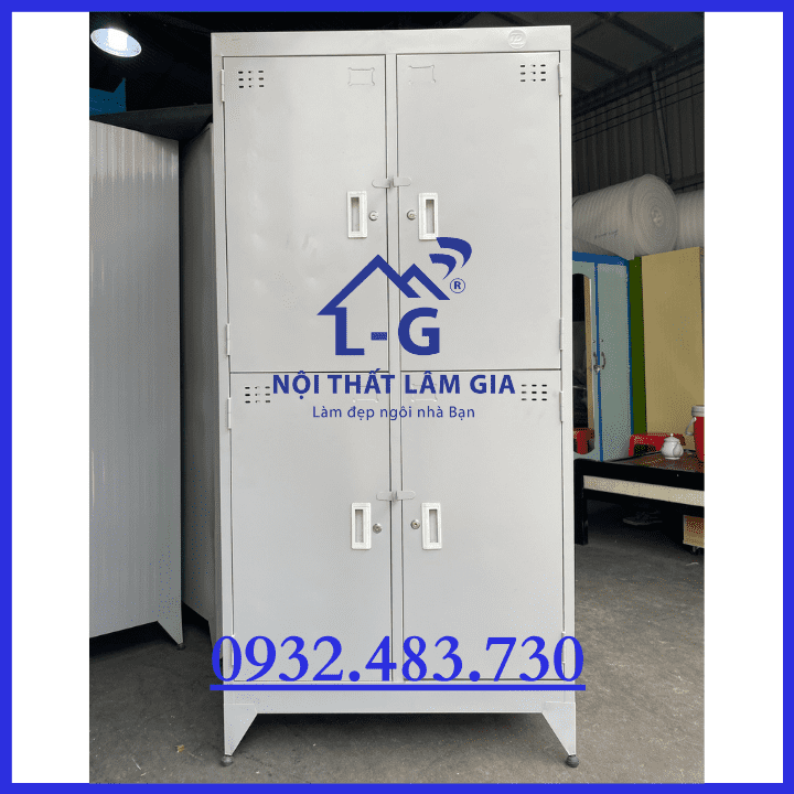 Tủ hồ sơ locker văn phòng tầm trung giá rẻ _4 Cửa