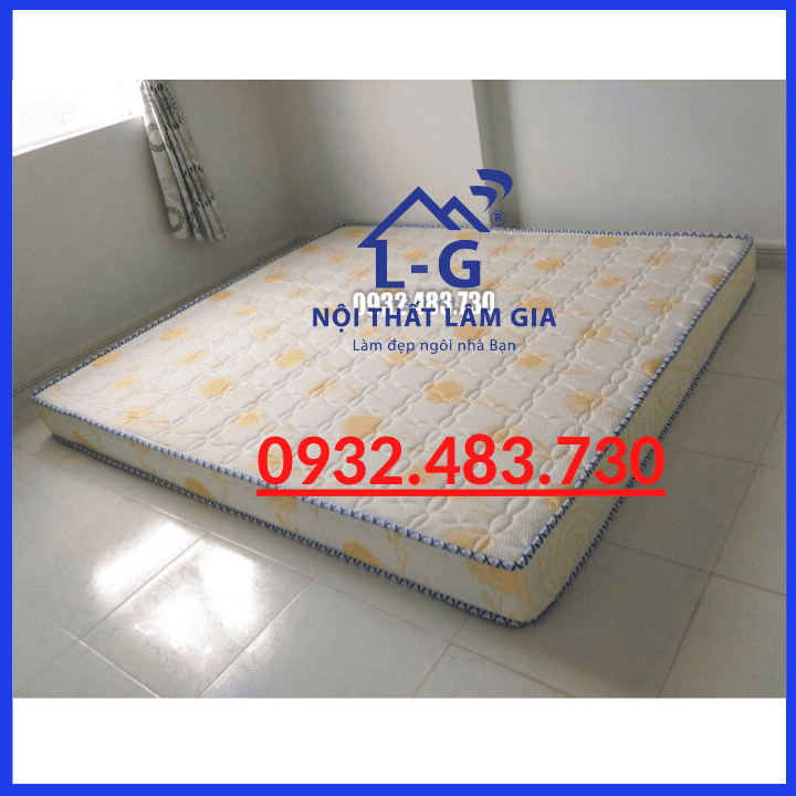 Nệm Kim Cương tổng hợp giá tốt Rộng 1m6x2m dày 17cm Lâm Gia