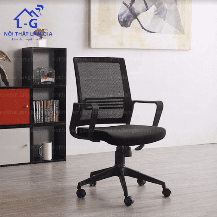 Ghế xoay lưới chân nhựa cao cấp VPB017-X