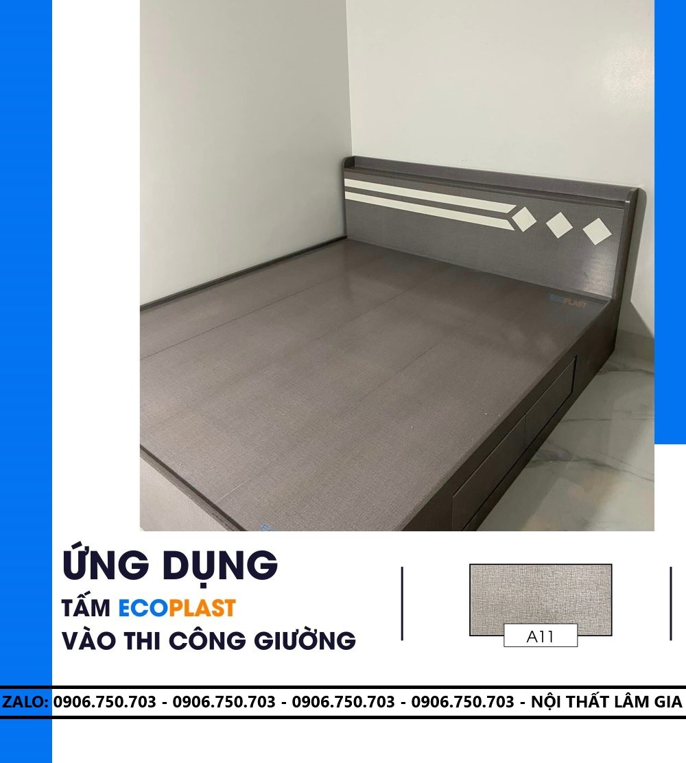 Giường Nhựa Ecoplast 1M8 Màu A11