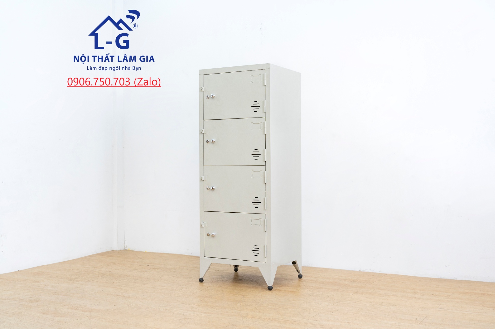 Tủ locker 4 tầng cao cấp