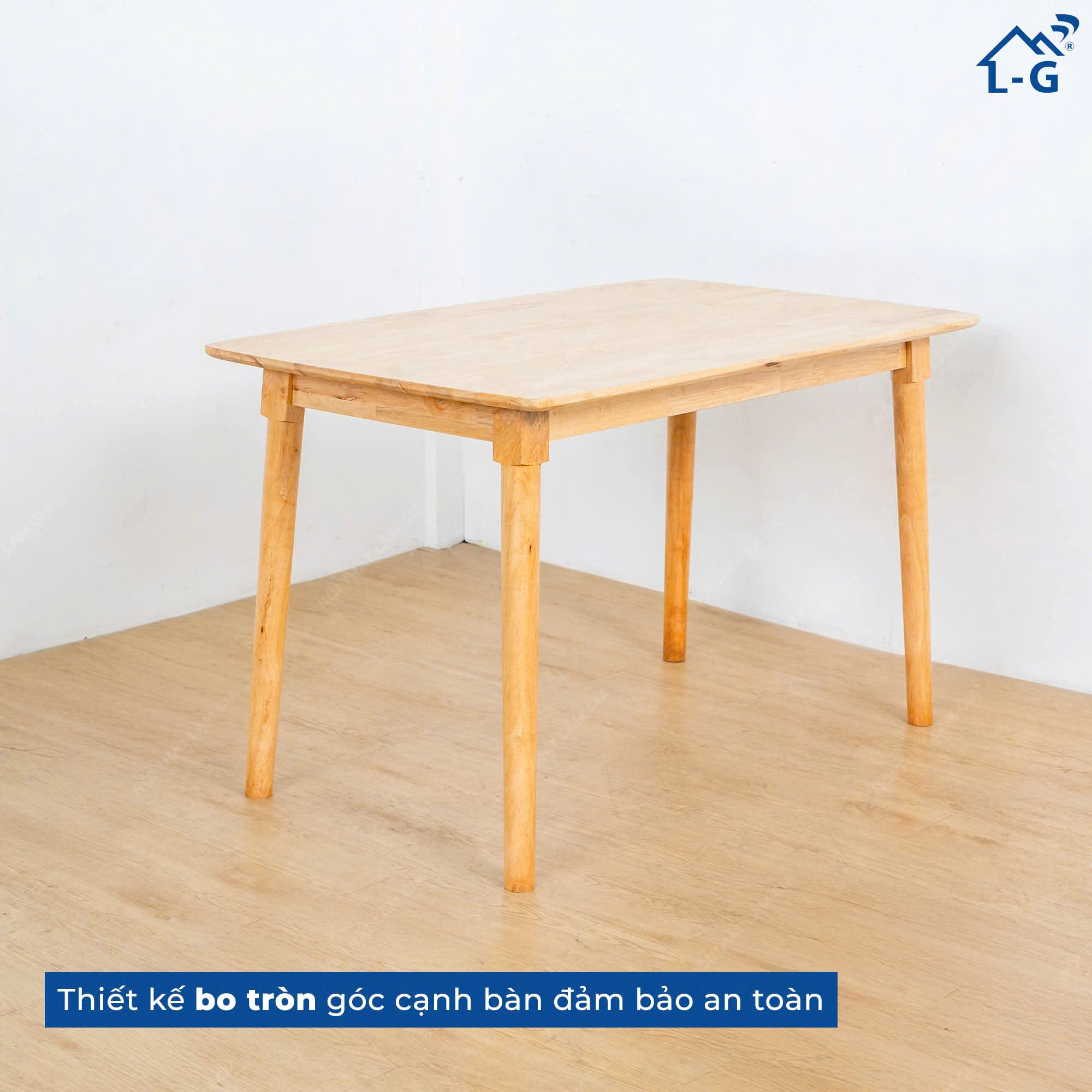Bàn Ăn Gỗ Cao Su Lâm Gia (BAGCSLG)