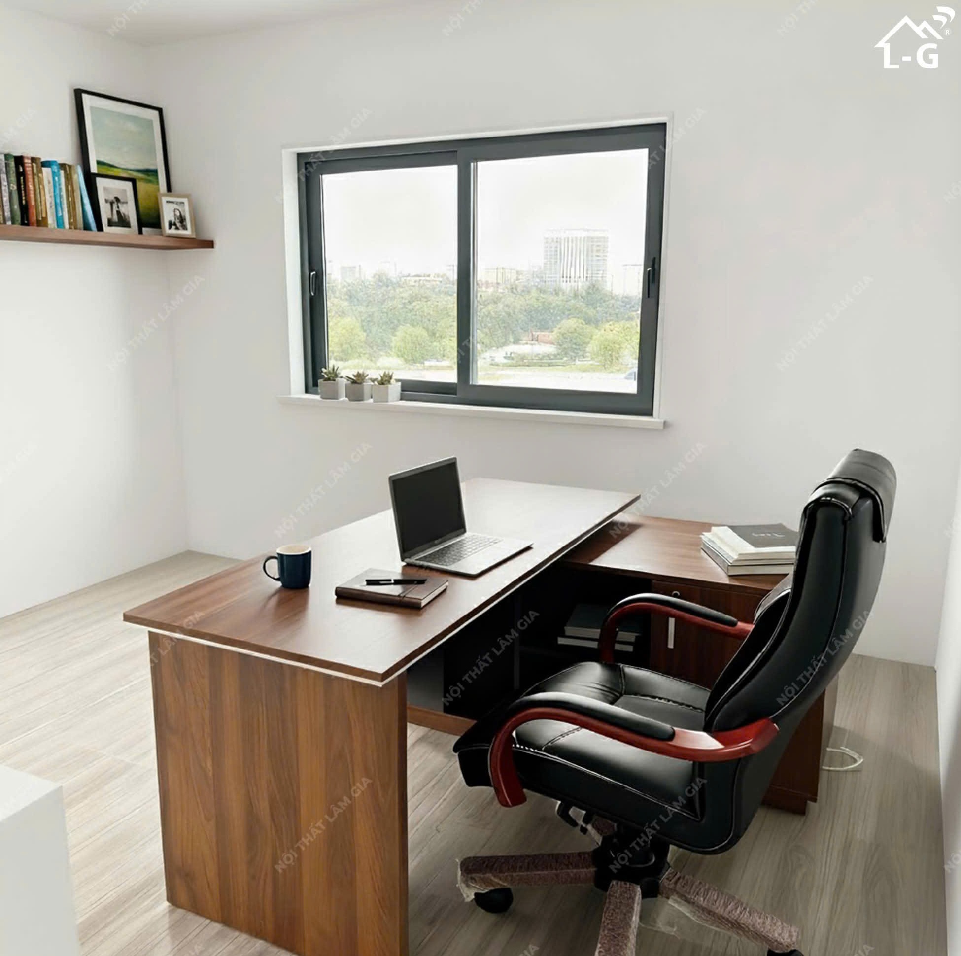 BÀN LÀM VIỆC MDF GIÁM ĐÔC CHỮ L