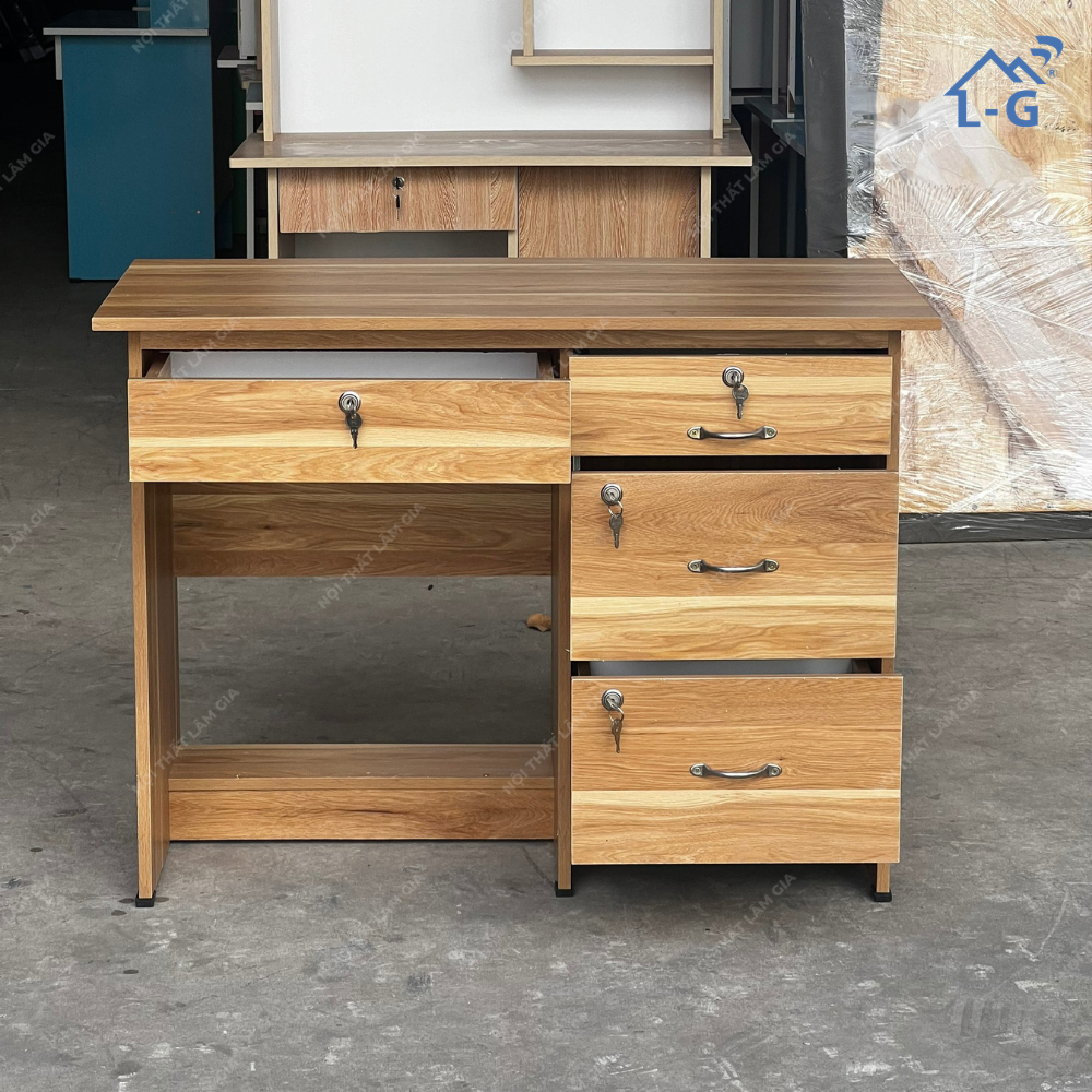 BÀN LÀM VIỆC VÁN OKAL 4 HỘC KÉO