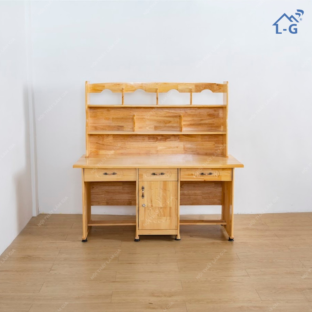 Bàn Học Sinh Gỗ Thông Lâm Gia Đôi (BHSGTLGD)