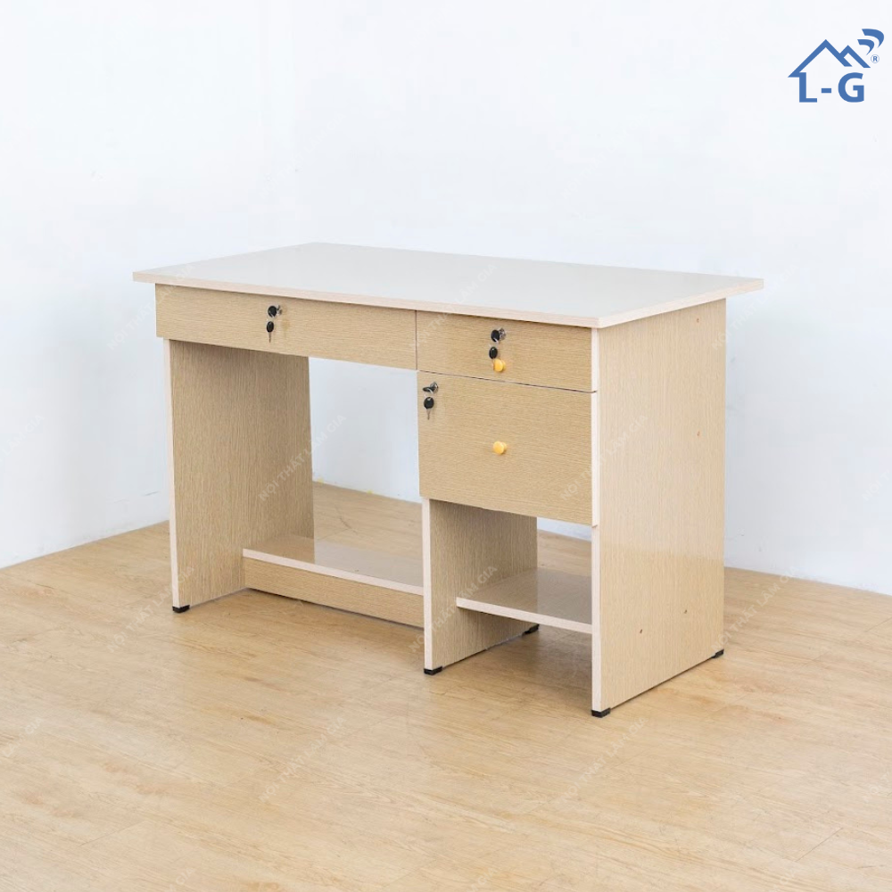 Bàn Làm Việc Okal Lâm Gia 3 Hộc (BLVOLG3HK)