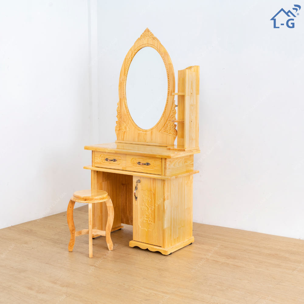 Bàn Trang Điểm Gỗ Thông (BTDGT)