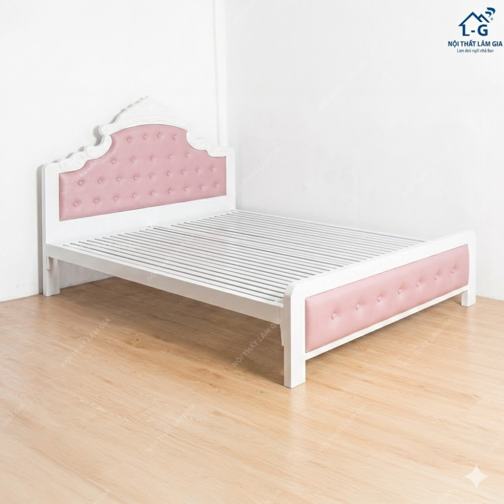 Giường Sắt Hộp 5x10 Lâm Gia Mã 232 (GSH5x10LG232)
