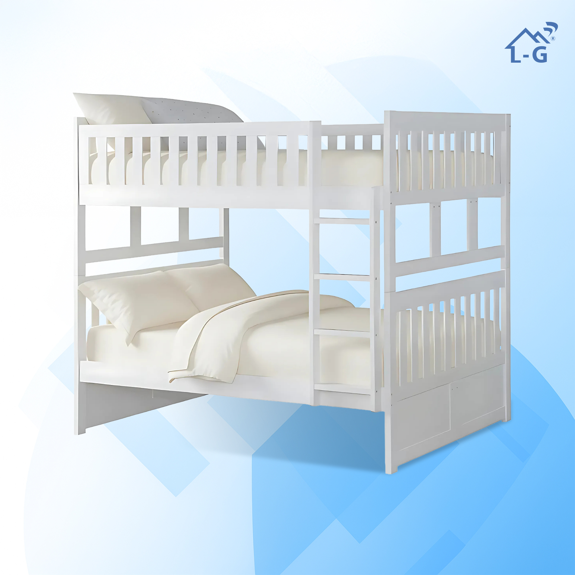 Giường Tầng Gỗ Thông Newzeland 1M2 - 1M2 Cho Bé Nhập Khẩu Giá Rẻ