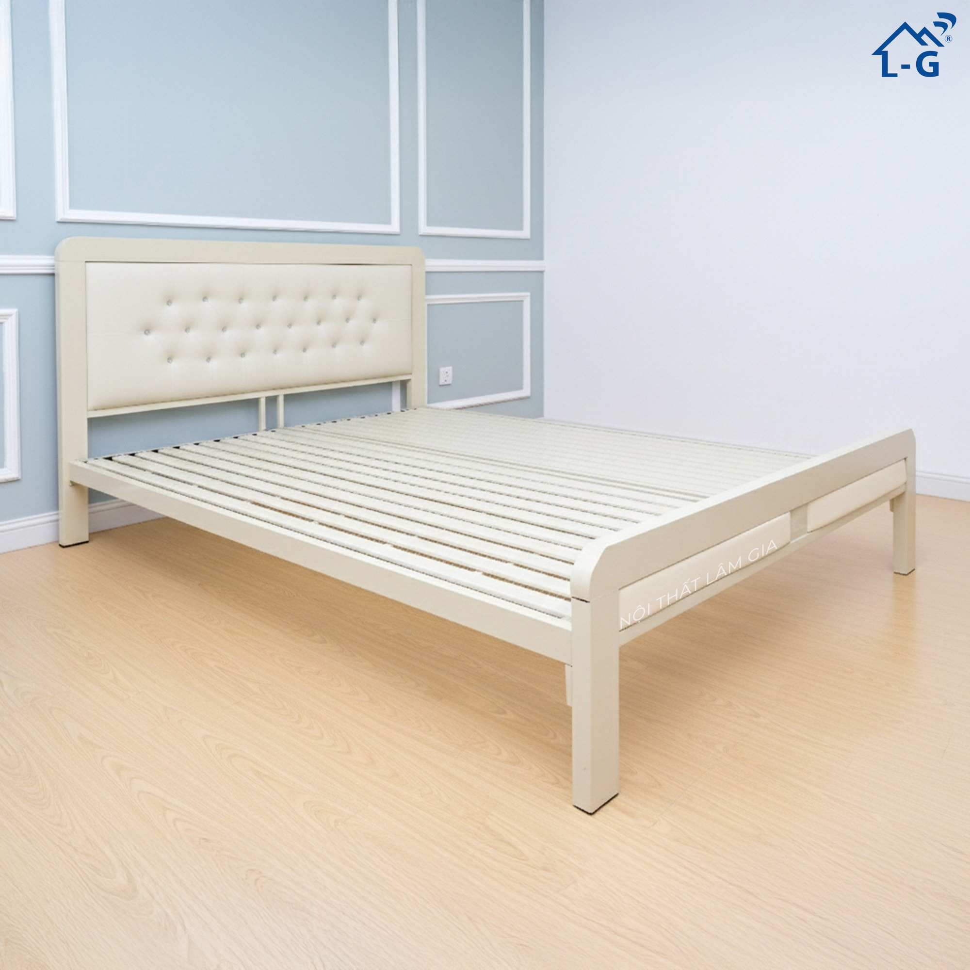 Giường Sắt Hộp 4x8 Siêu Chắc Chắn Mã 1930 (GSH4x8SCCM1930)