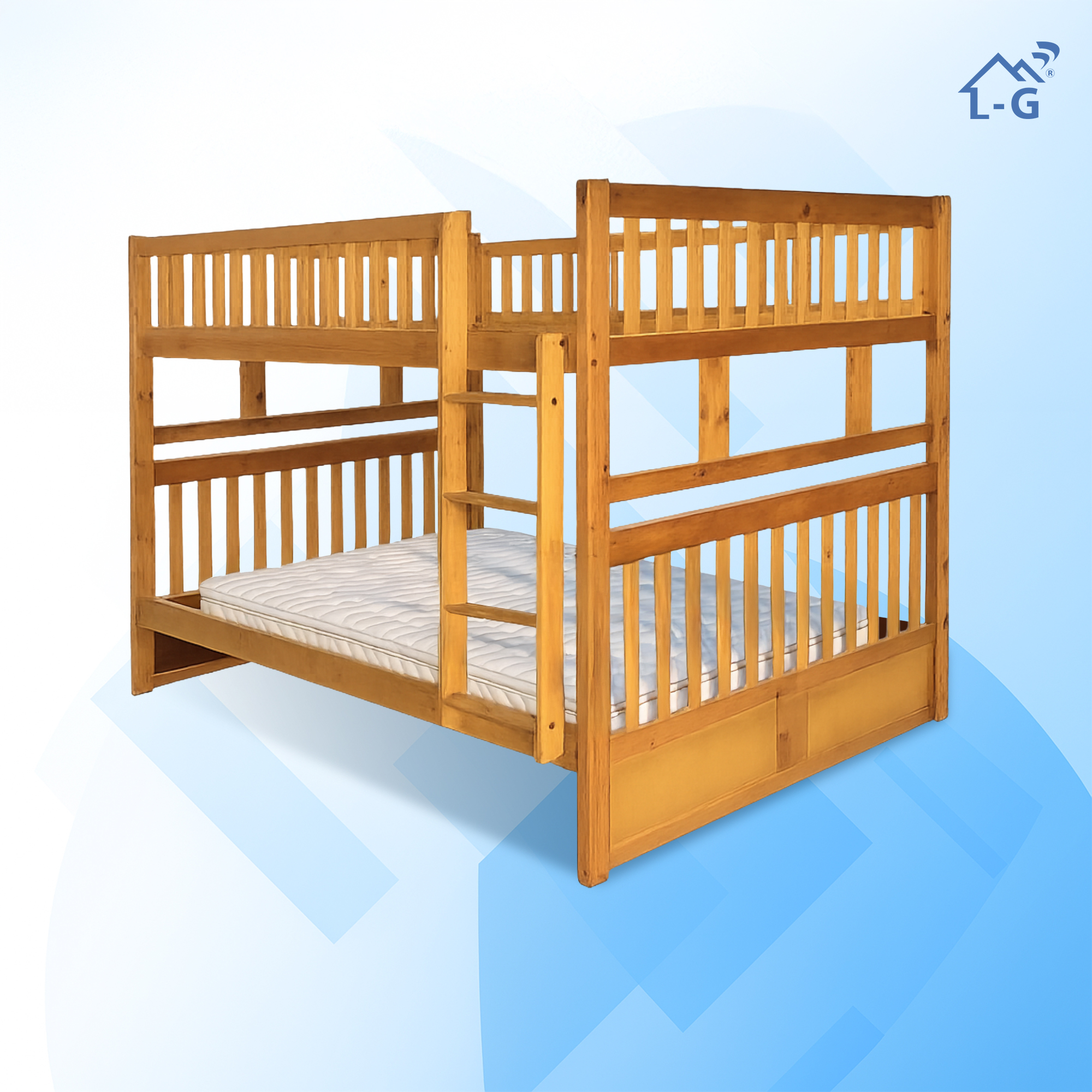 Giường tầng trẻ em 1m4/1m4 x 1.93m xuất khẩu