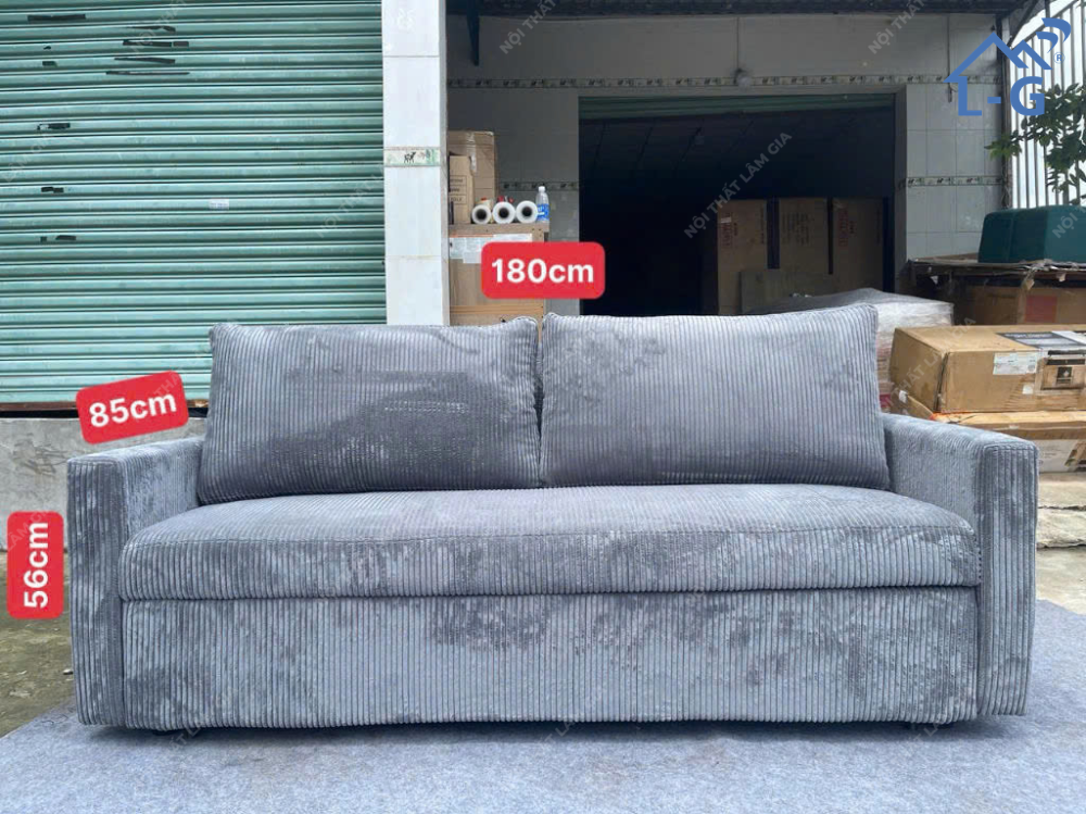 Sofa Kéo Thành Giường Nỉ (SFKTGN)