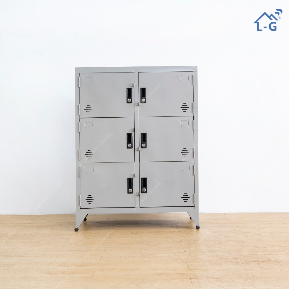 Tủ Hồ Sơ Sắt Sơn Tĩnh Điện 6 Cánh Mini (THS-LG)