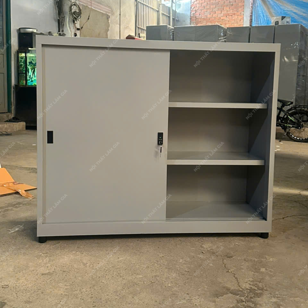 Tủ Hồ Sơ Sắt Thấp Cửa Lùa Lâm Gia (THSCL-LG)