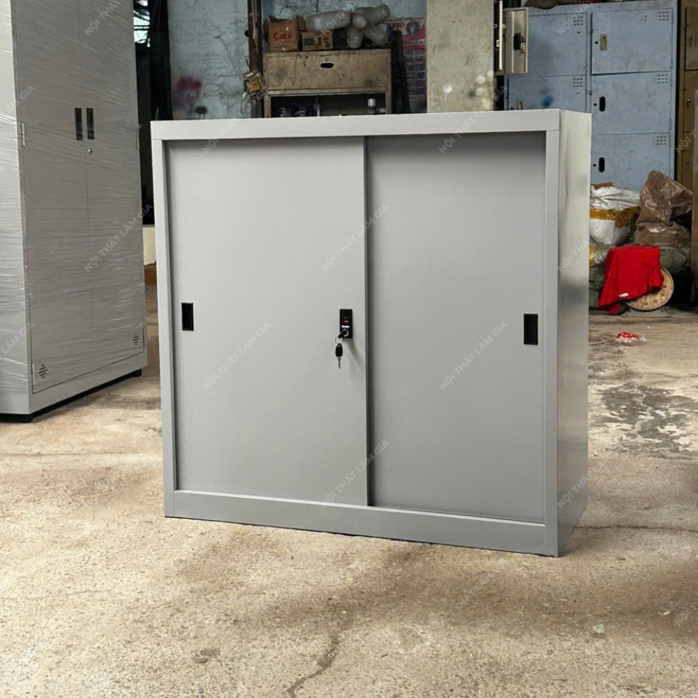 Tủ Hồ Sơ Sắt Thấp Cửa Lùa Lâm Gia (THSCL-LG)