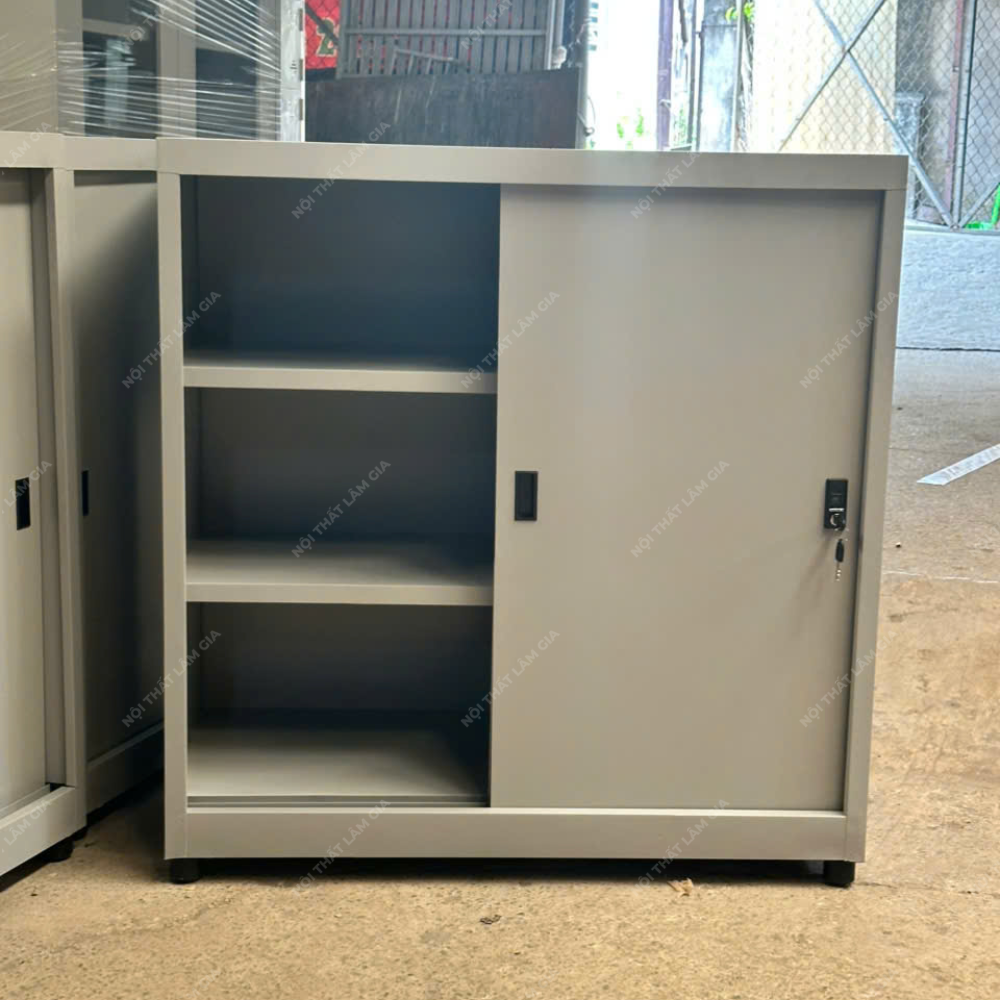 Tủ Hồ Sơ Sắt Thấp Cửa Lùa Lâm Gia (THSCL-LG)