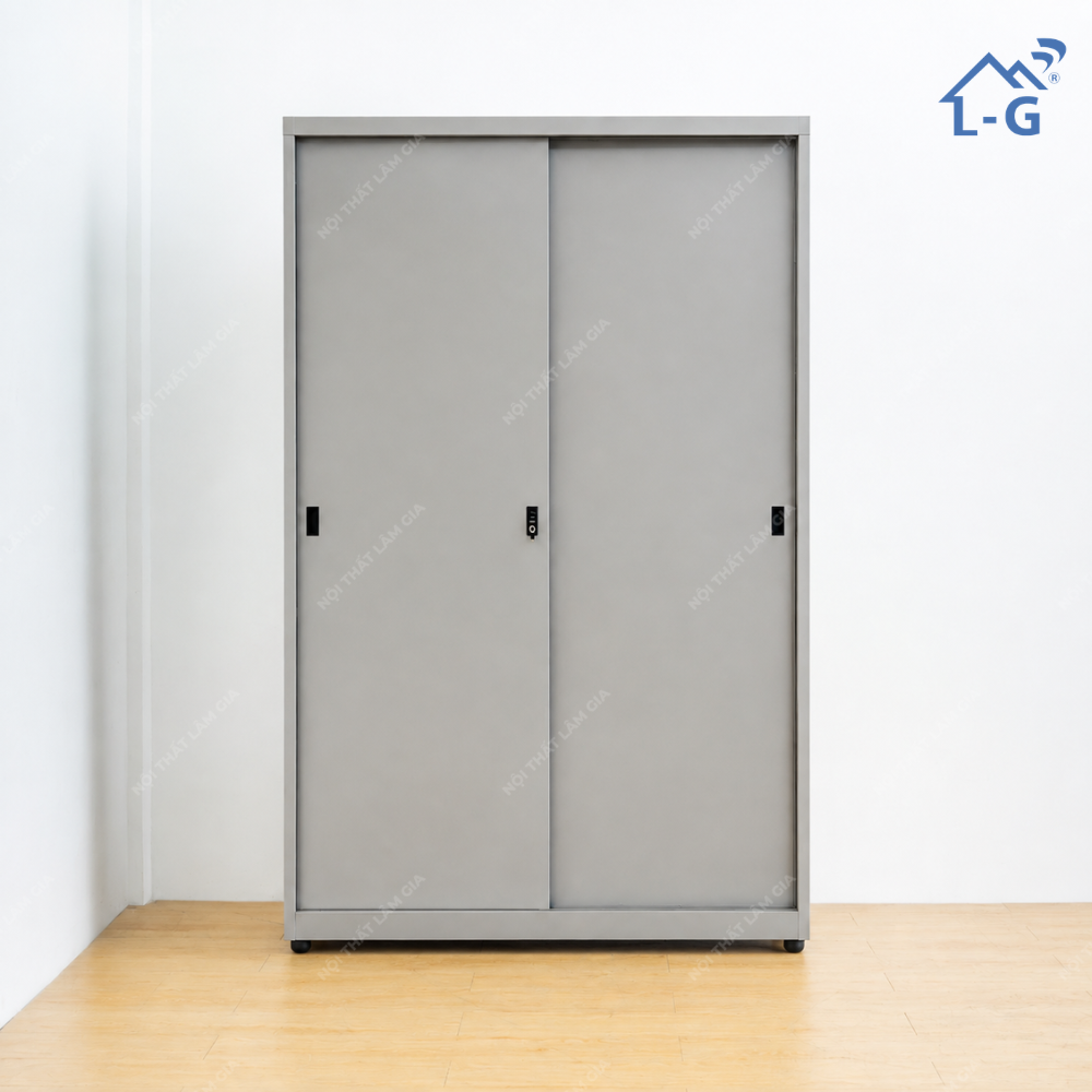 Tủ Hồ Sơ Sắt Tĩnh Điện 2 Cửa Lùa Cao Cấp - TD2CLTLP