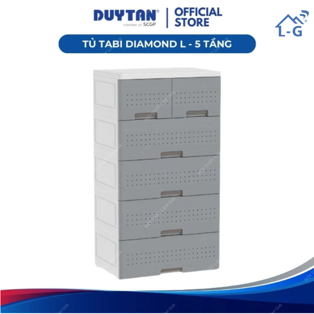 Tủ Nhựa Duy Tân Tabi Diamond-L 5 Tầng (TNDT-LG)
