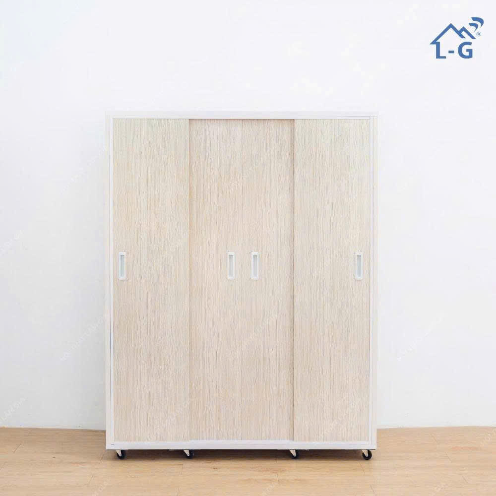 Tủ Quần Áo Nhựa Đài Loan Cửa Lùa 1m4- 1m6 (TQA-LG)