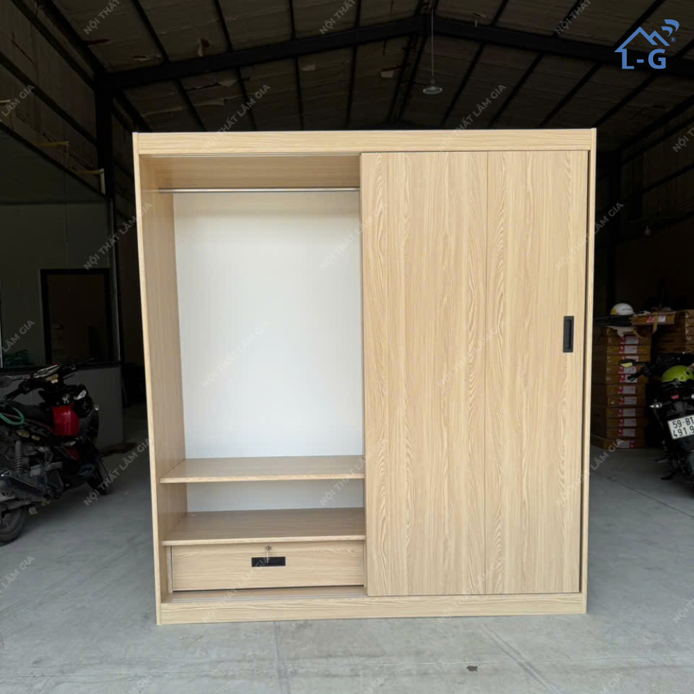 Tủ Quần Áo Nhựa Ecoplast Cửa Lùa (TQA-LG)