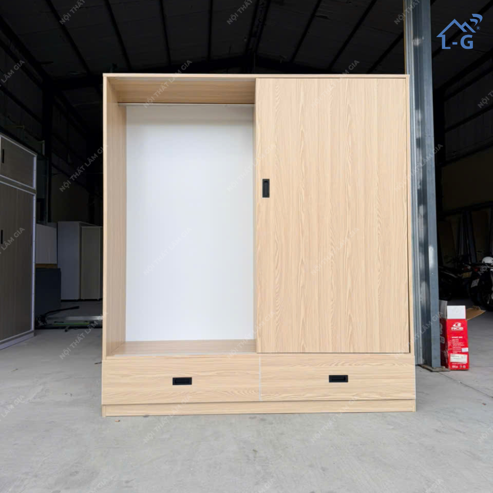 Tủ Quần Áo Nhựa Ecoplast Cửa Lùa (TQA-LG)