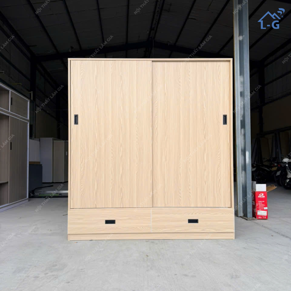 Tủ Quần Áo Nhựa Ecoplast Cửa Lùa (TQA-LG)