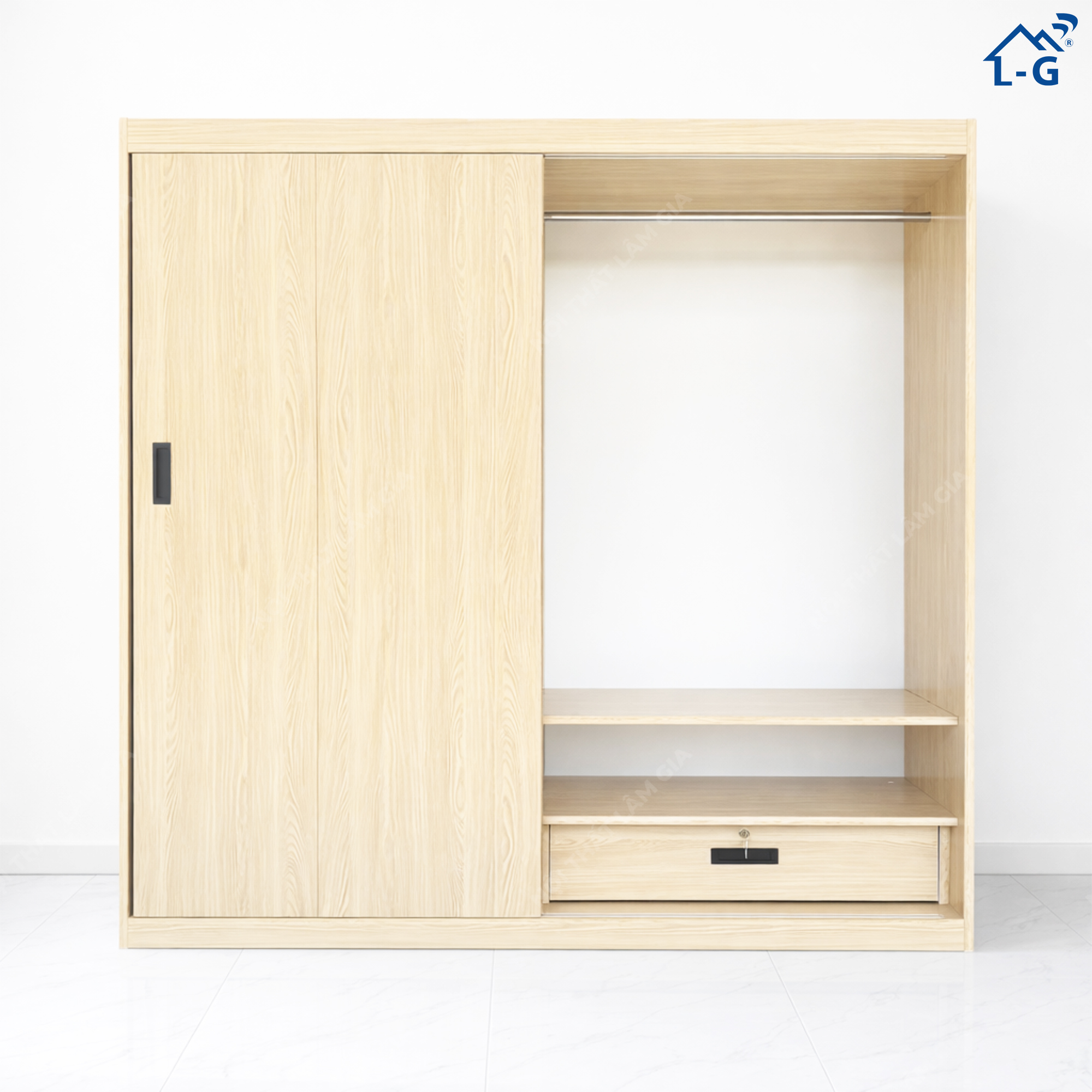 Tủ Quần Áo Nhựa Ecoplast Cửa Lùa (TQA-LG)