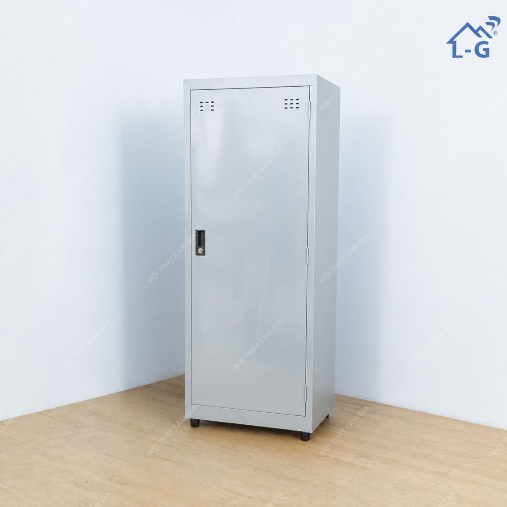 Tủ Sắt Sơn Tĩnh Điện 1 Cánh Cửa Dài (TSSTD1CCD)