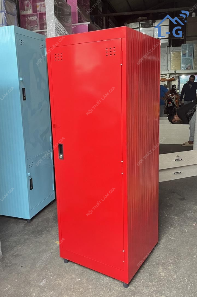 Tủ Sắt Sơn Tĩnh Điện 1 Cánh Cửa Dài (TSSTD1CCD)