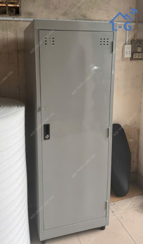 Tủ Sắt Sơn Tĩnh Điện 1 Cánh Cửa Dài (TSSTD1CCD)