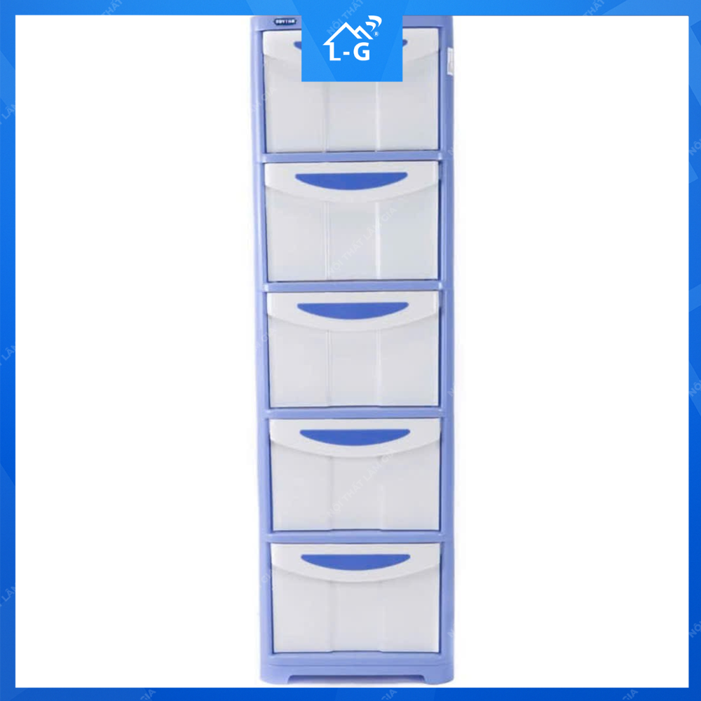 Tủ quần áo nhựa Duy Tân sake 5 tầng (TQANDTS5T)