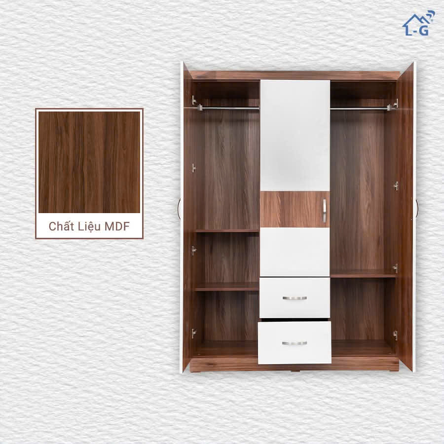Tủ quần áo gỗ MDF