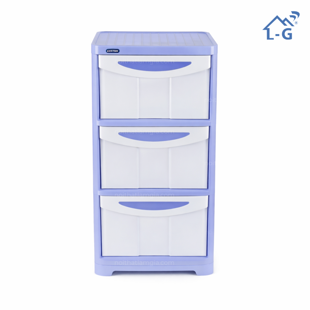 Tủ quần áo nhựa Duy Tân sake 3 tầng (TQANDTS3T)