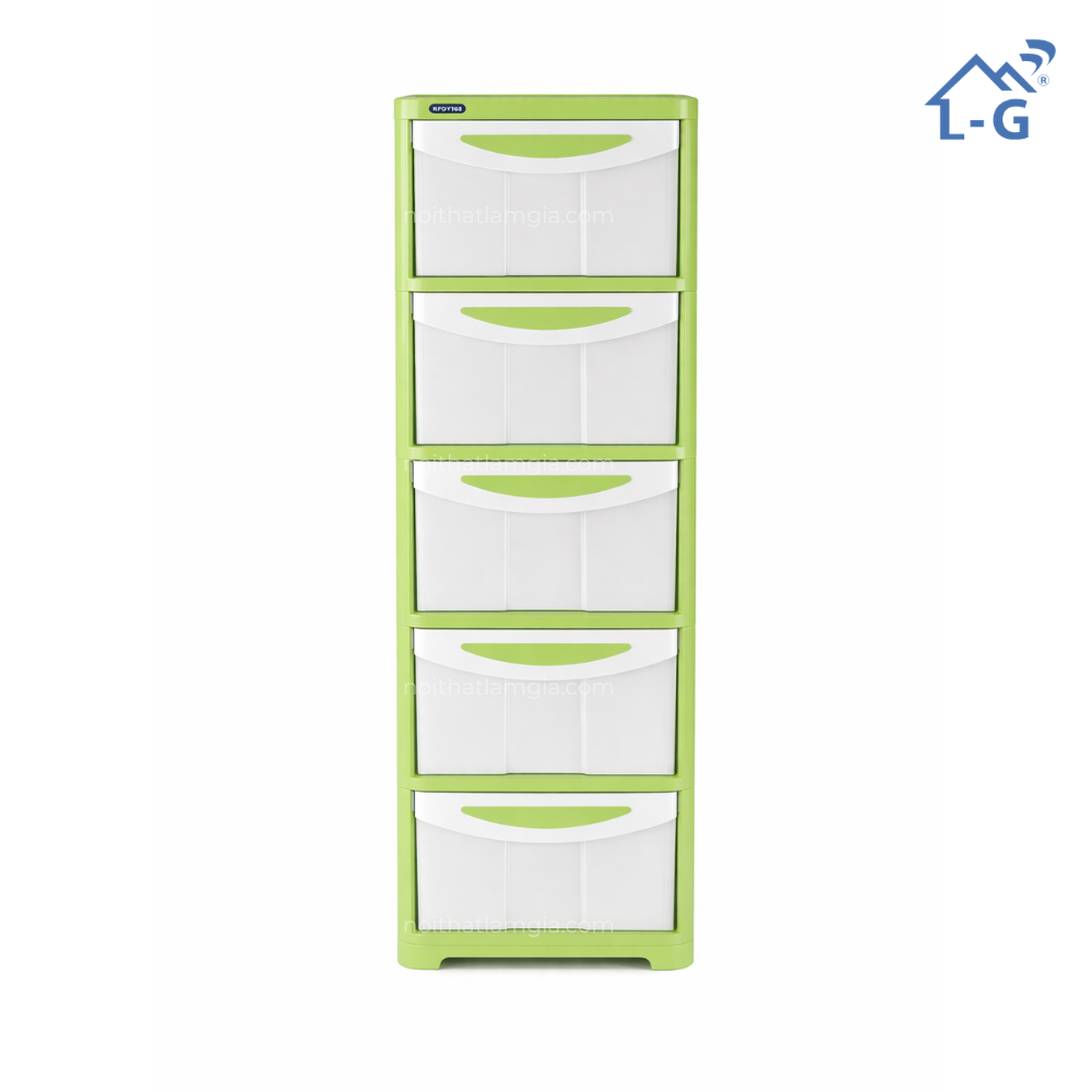 Tủ quần áo nhựa Duy Tân sake 5 tầng (TQANDTS5T)